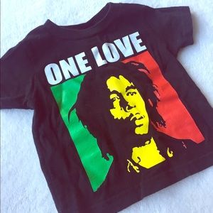 Bob Marley “One Love” Toddler T-shirt - size 2